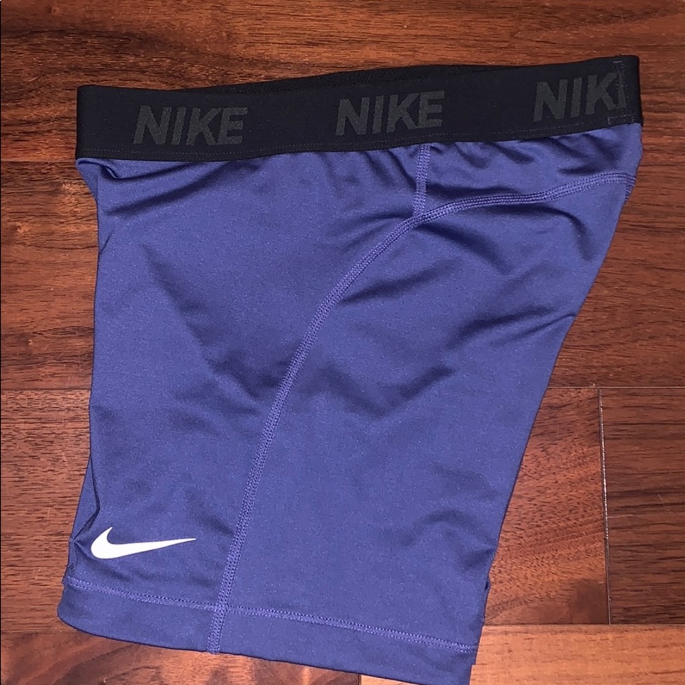 Blue Nike Pro Shorts